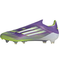 adidas botas de futbol cesped artificial F50 ELITE LACELESS FIRM GROUND MORADO puntera