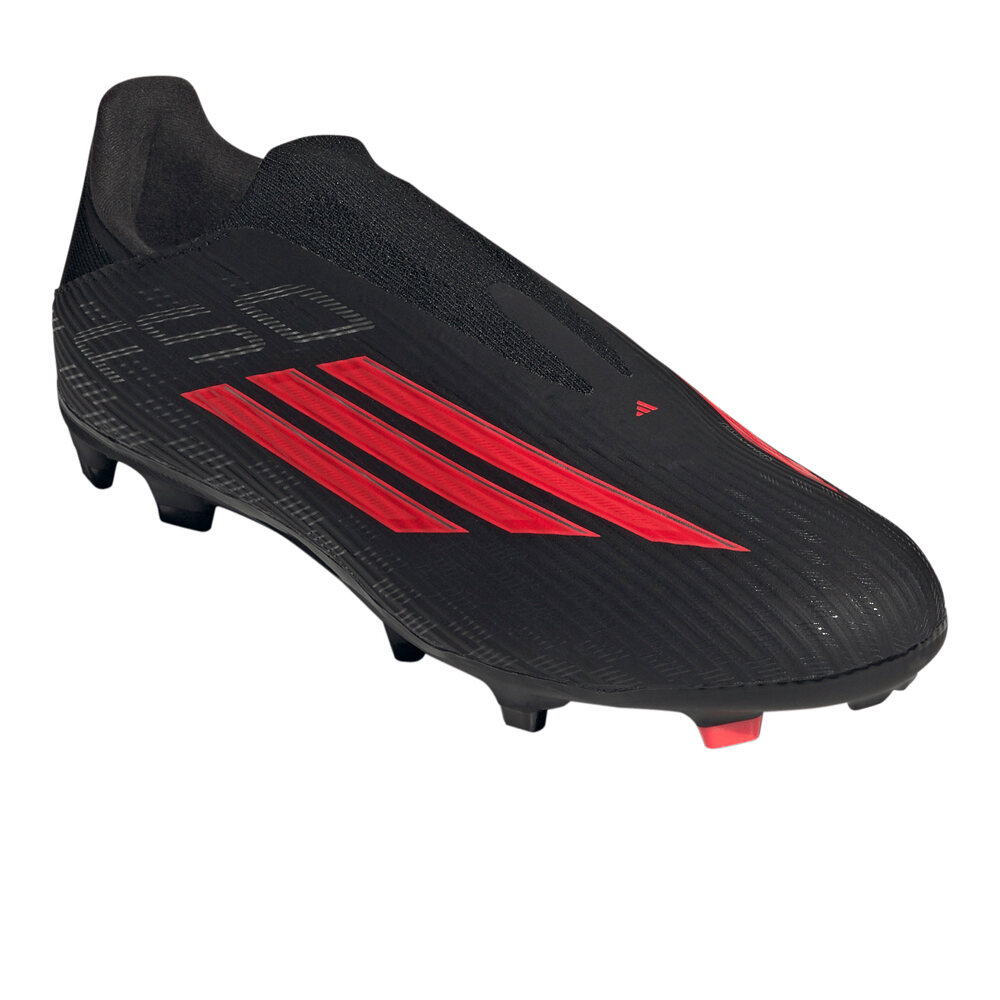 adidas botas de futbol cesped artificial F50 LEAGUE LL FG/MG NEGRO lateral interior