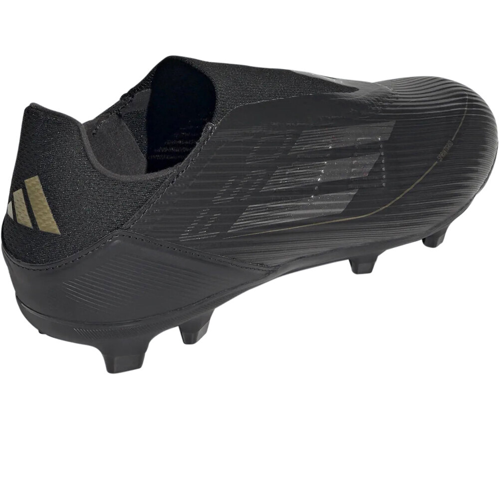 adidas botas de futbol cesped artificial F50 LEAGUE LL FG/MG NEGRO vista trasera