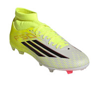 adidas botas de futbol cesped artificial F50 LEAGUE SOCK FG AMARILLO lateral interior