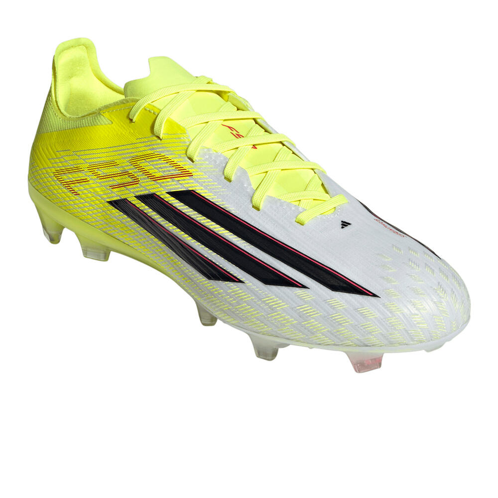 adidas botas de futbol cesped artificial F50 PRO FG AMARILLO lateral interior