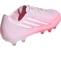 adidas botas de futbol cesped artificial F50 SPARKFUSION LEAGUE ROSA vista trasera