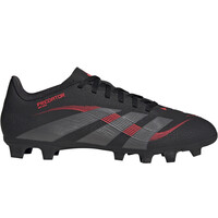 adidas botas de futbol cesped artificial PREDATOR CLUB FG/MG NEGRO lateral exterior