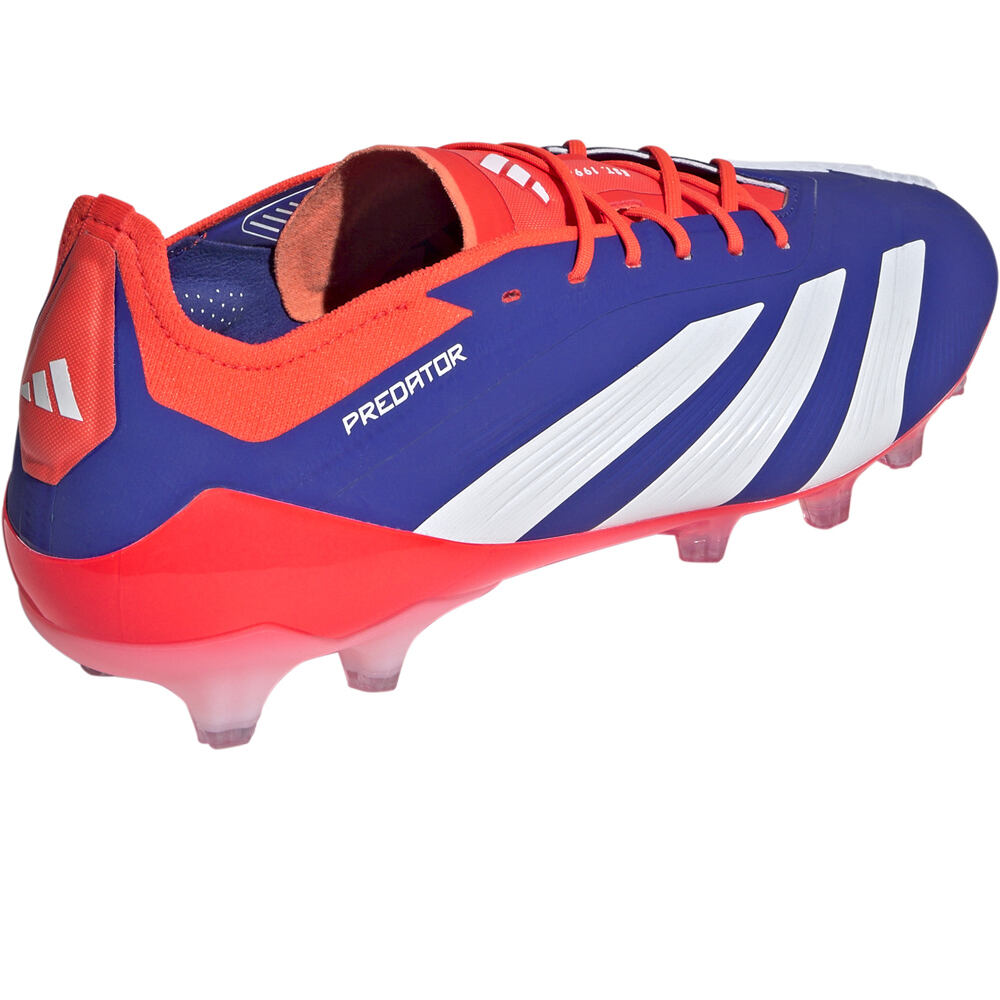 adidas botas de futbol cesped artificial PREDATOR ELITE AG AZUL vista trasera