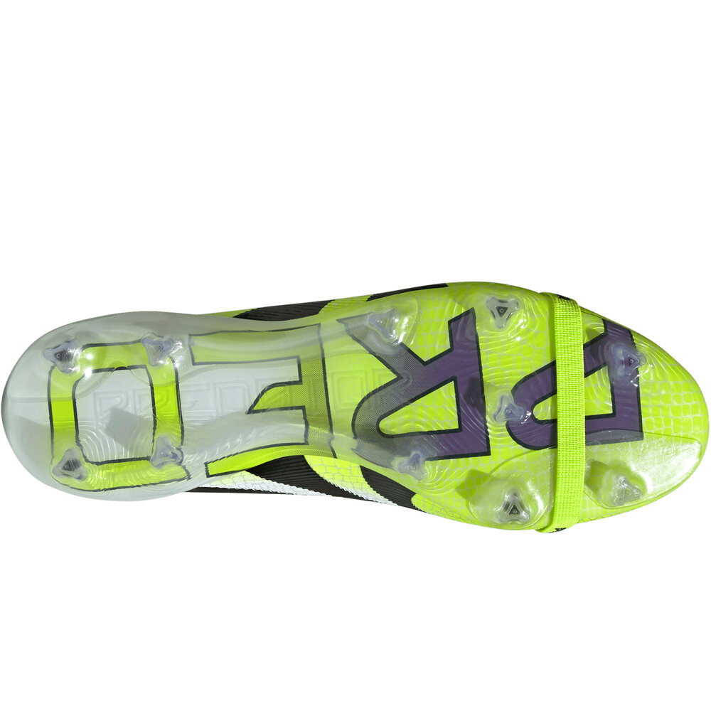 adidas botas de futbol cesped artificial PREDATOR ELITE FT FG BLANCO vista superior