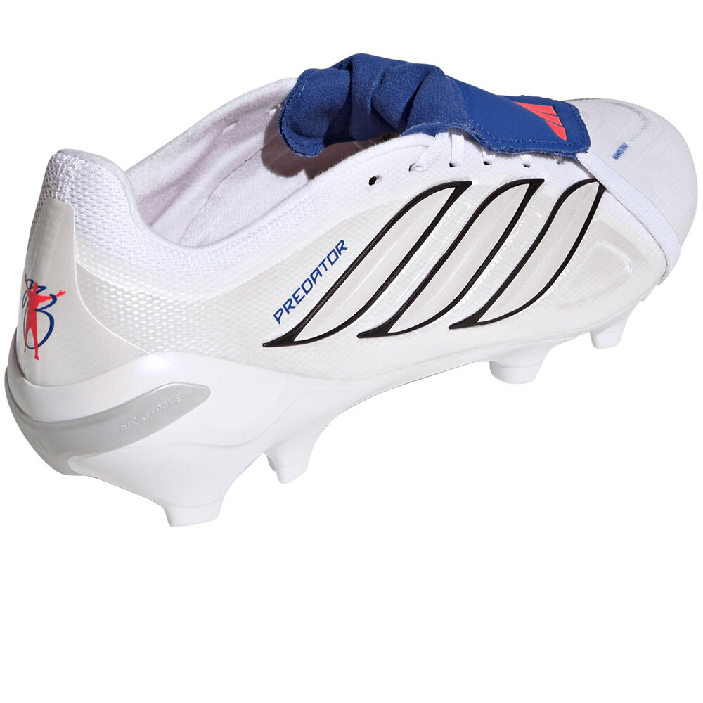 adidas botas de futbol cesped artificial PREDATOR LEAGUE FG BLANCO vista trasera