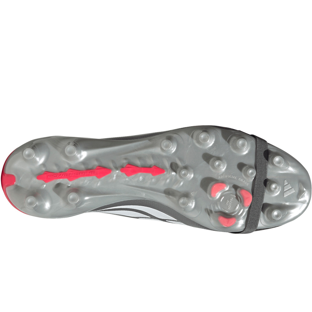 adidas botas de futbol cesped artificial PREDATOR LEAGUE FT AG GRIS vista superior