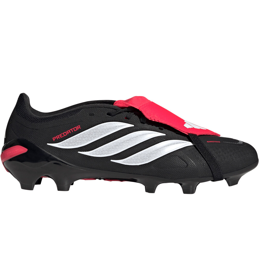 adidas botas de futbol cesped artificial PREDATOR LEAGUE FT FG NEGRO lateral exterior