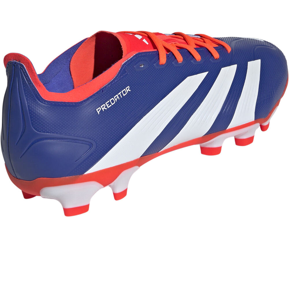 adidas botas de futbol cesped artificial PREDATOR LEAGUE MG AZUL vista trasera