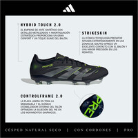 adidas botas de futbol cesped artificial PREDATOR PRO FG NEGRO 06