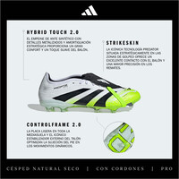 adidas botas de futbol cesped artificial PREDATOR PRO FT FG BLANCO 06