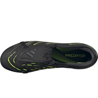 adidas botas de futbol cesped artificial PREDATOR PRO FT FG NEGRO vista superior