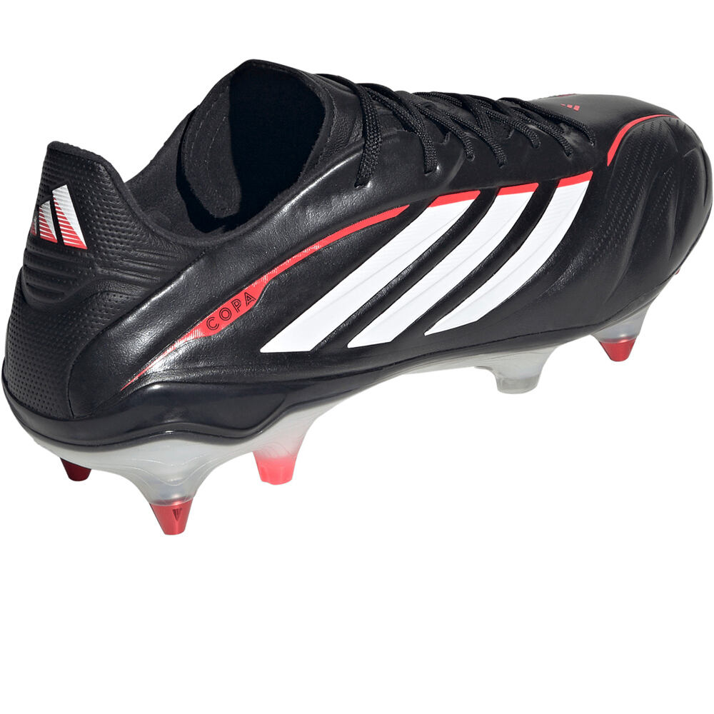 adidas botas de futbol cesped natural COPA PURE IV ELITE SG NEGRO vista trasera