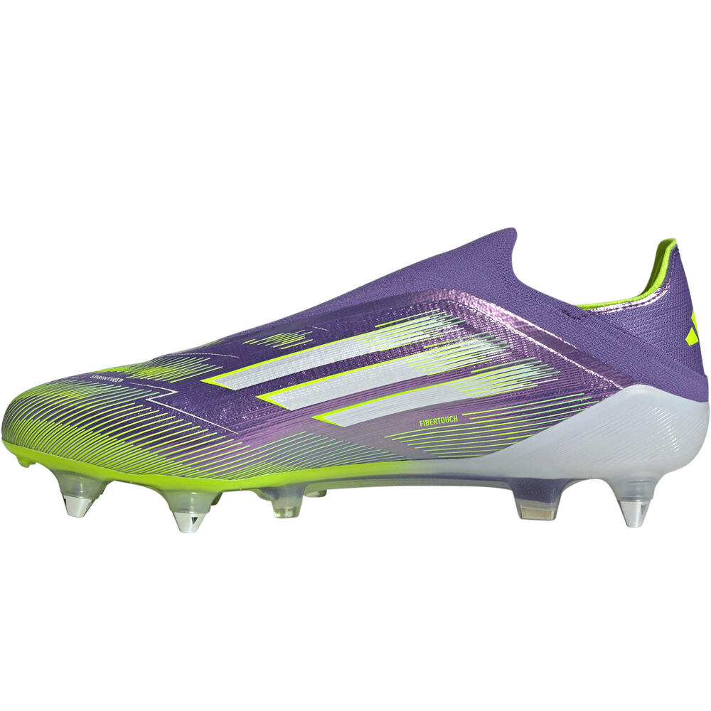 adidas botas de futbol cesped natural F50 ELITE LACELESS SOFT GROUND MORADO puntera