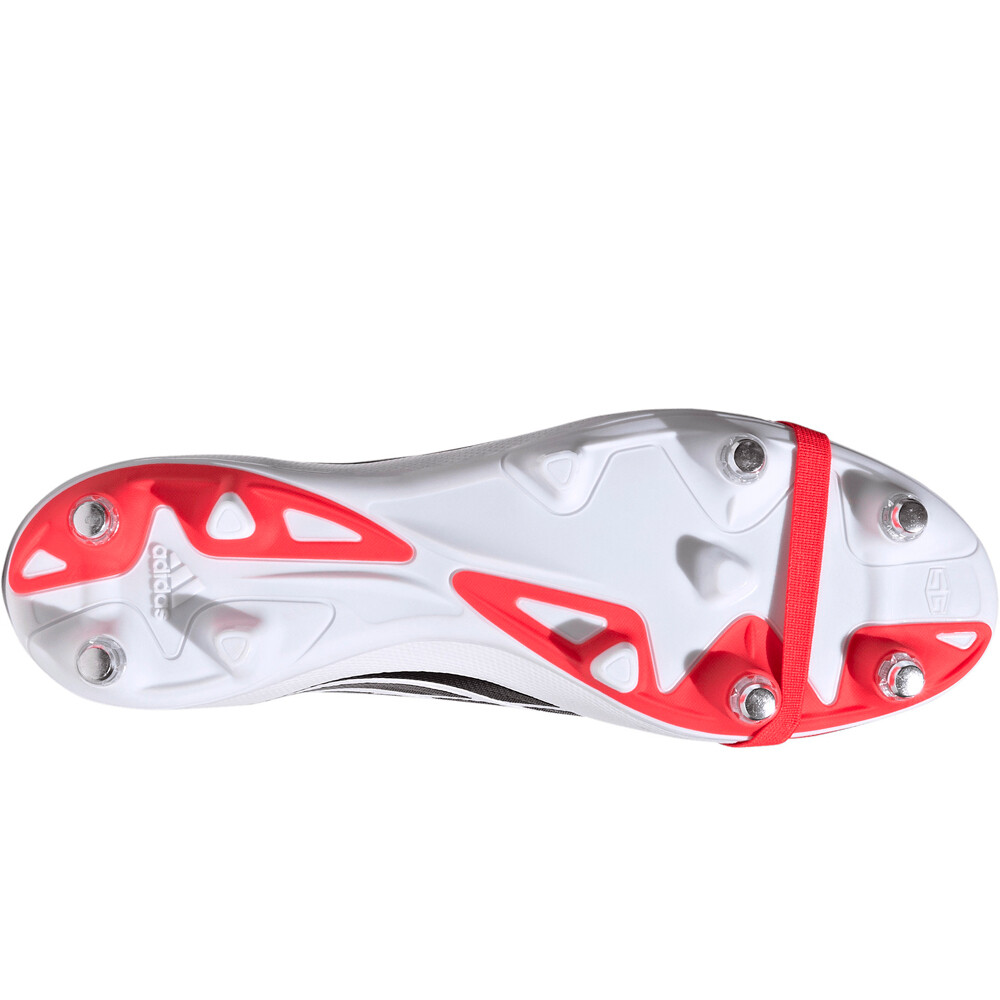 adidas botas de futbol cesped natural PREDATOR LEAGUE SG ROJO vista superior