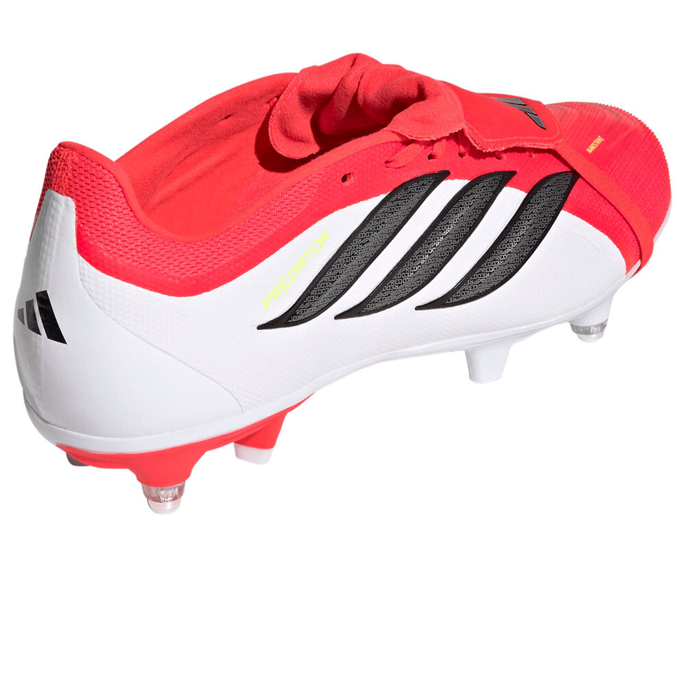 adidas botas de futbol cesped natural PREDATOR LEAGUE SG ROJO vista trasera