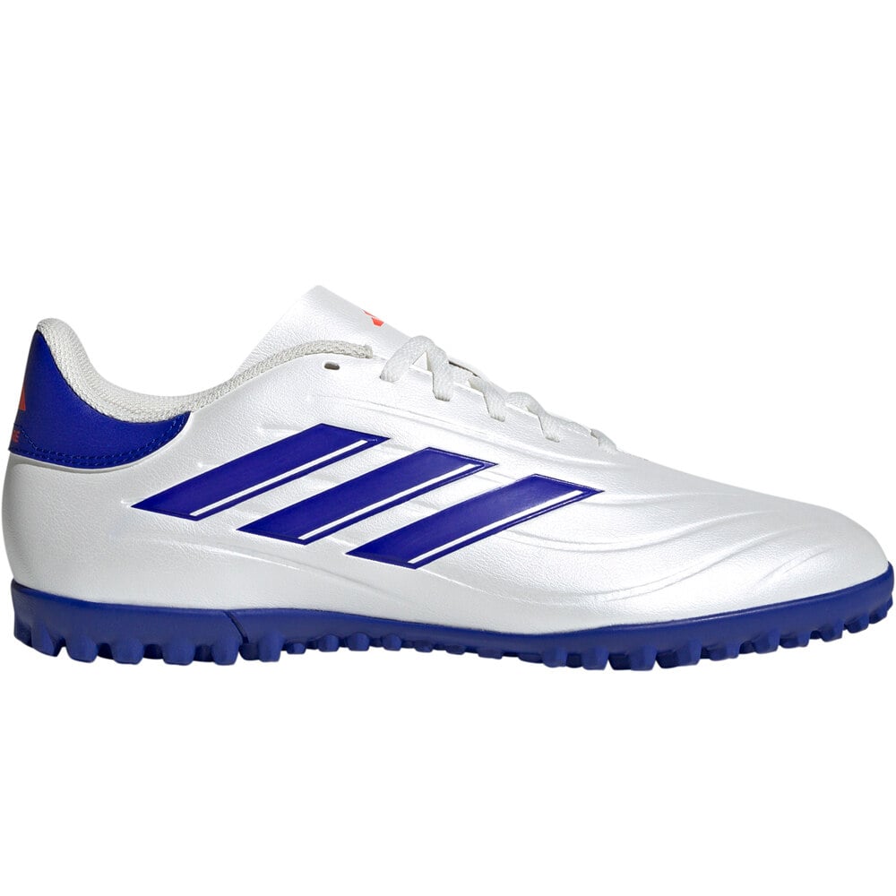 adidas botas de futbol multitaco y terreno duro COPA PURE 2 CLUB TF BLANCO lateral exterior