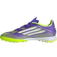 adidas botas de futbol multitaco y terreno duro F50 LEAGUE TF MORADO puntera