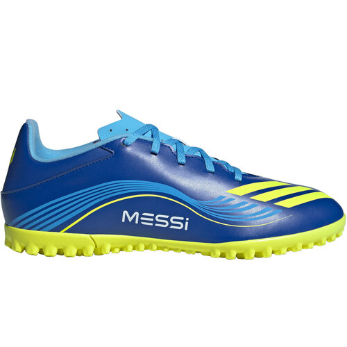 adidas botas de futbol multitaco y terreno duro F50 MESSI CLUB TF AZUL