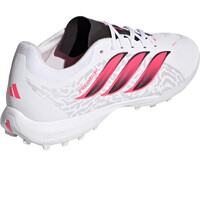 adidas botas de futbol multitaco y terreno duro PREDATOR LEAGUE BLANCO vista trasera