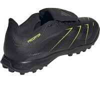 adidas botas de futbol multitaco y terreno duro PREDATOR LEAGUE FT TF NEGRO vista trasera