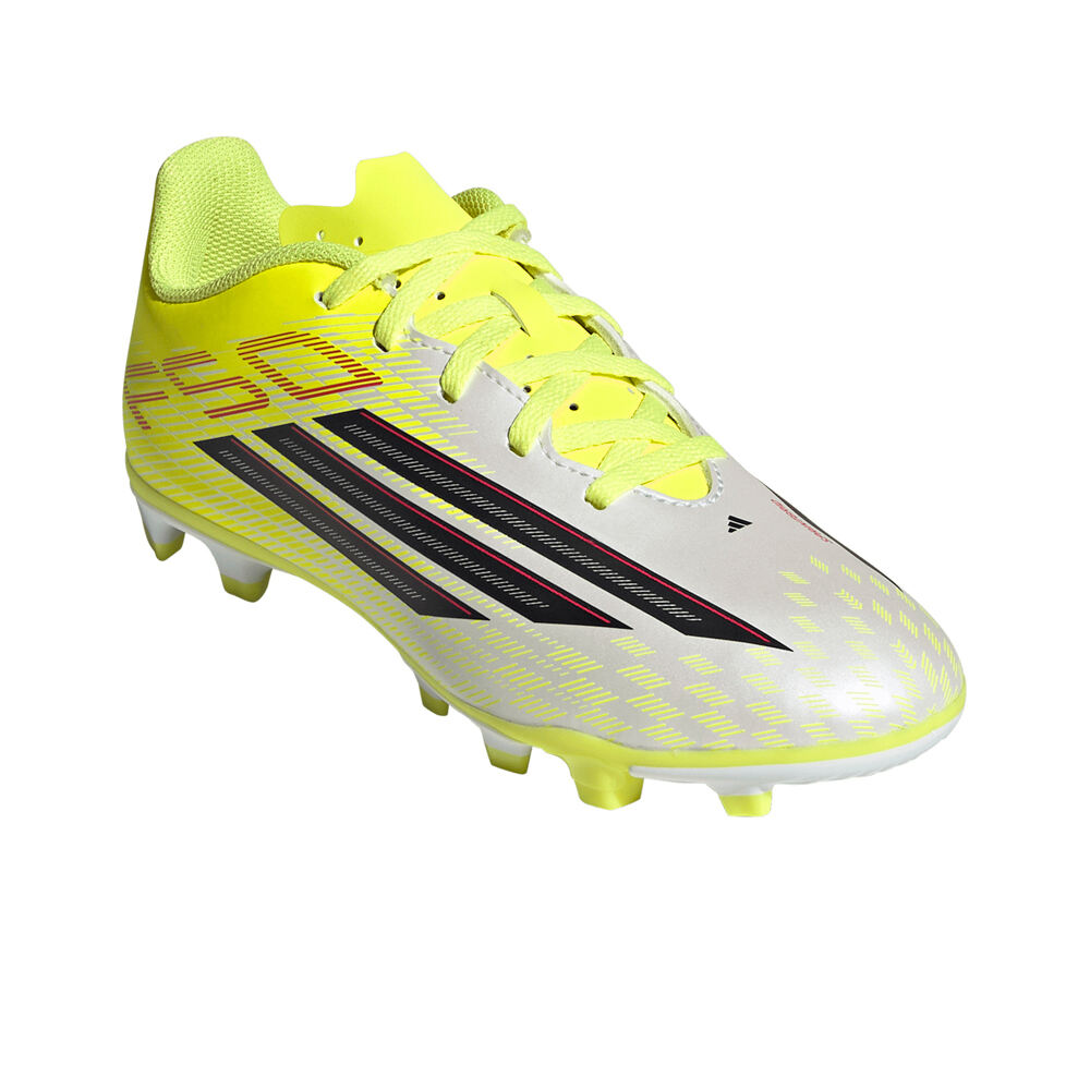 adidas botas de futbol niño cesped artificial F50 CLUB FG AMARILLO lateral interior