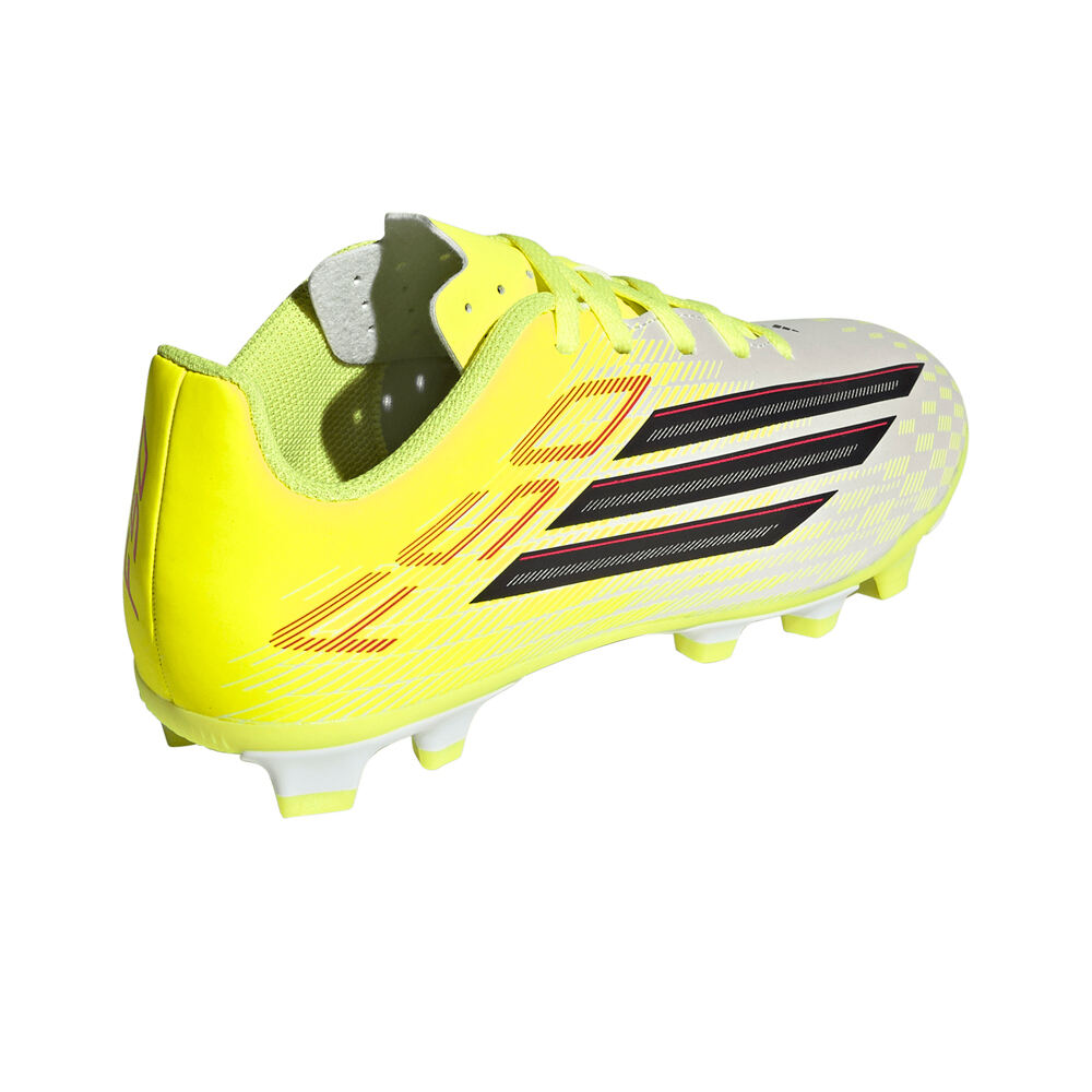 adidas botas de futbol niño cesped artificial F50 CLUB FG AMARILLO vista trasera