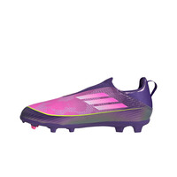 adidas botas de futbol niño cesped artificial F50 LAMINE LEAGUE FG/MG MORADO puntera