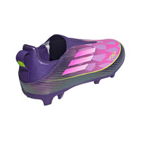adidas botas de futbol niño cesped artificial F50 LAMINE LEAGUE FG/MG MORADO vista trasera