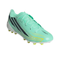 adidas botas de futbol niño cesped artificial F50 LEAGUE AG JR VEAMNE VERDE lateral interior