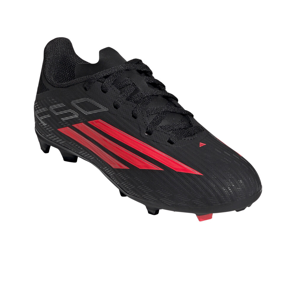 adidas botas de futbol niño cesped artificial F50 LEAGUE FG NEGRO lateral interior
