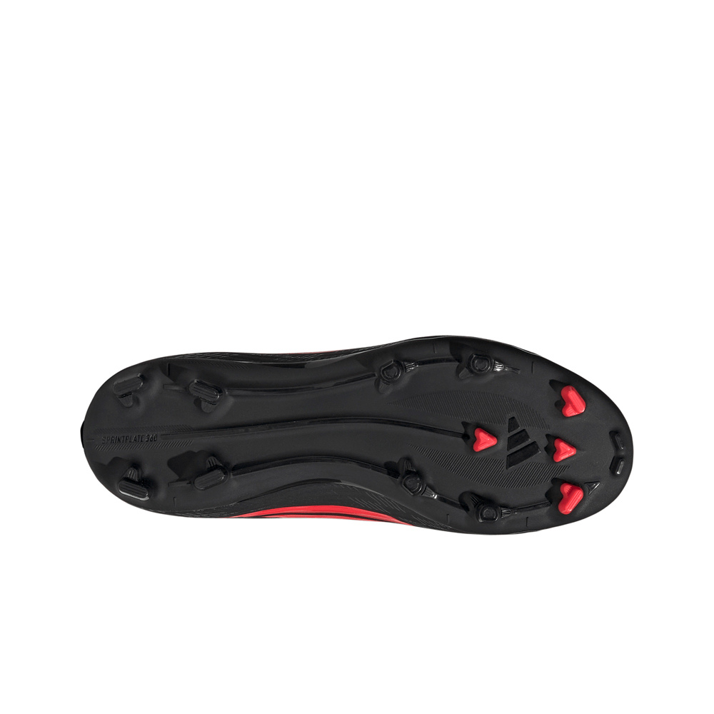 adidas botas de futbol niño cesped artificial F50 LEAGUE FG NEGRO vista superior