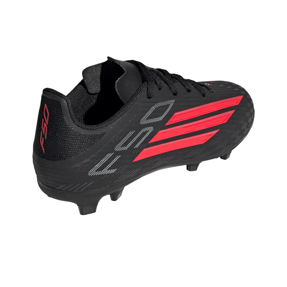 adidas botas de futbol niño cesped artificial F50 LEAGUE FG NEGRO vista trasera