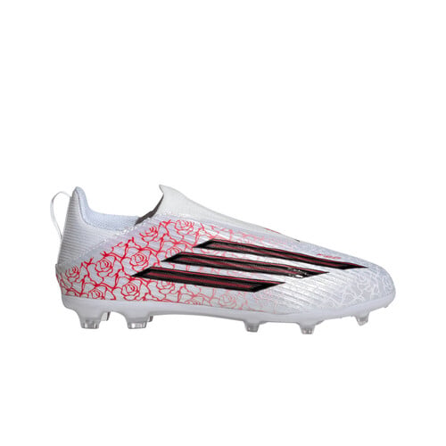 adidas botas de futbol niño cesped artificial F50 LEAGUE LL FG/MG LAMINE YAMAL BLANCO
