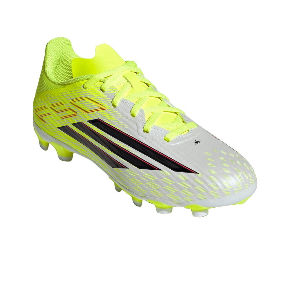 adidas botas de futbol niño cesped artificial F50 LEAGUE MG AMARILLO lateral interior