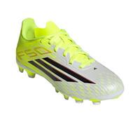 adidas botas de futbol niño cesped artificial F50 LEAGUE MG AMARILLO lateral interior
