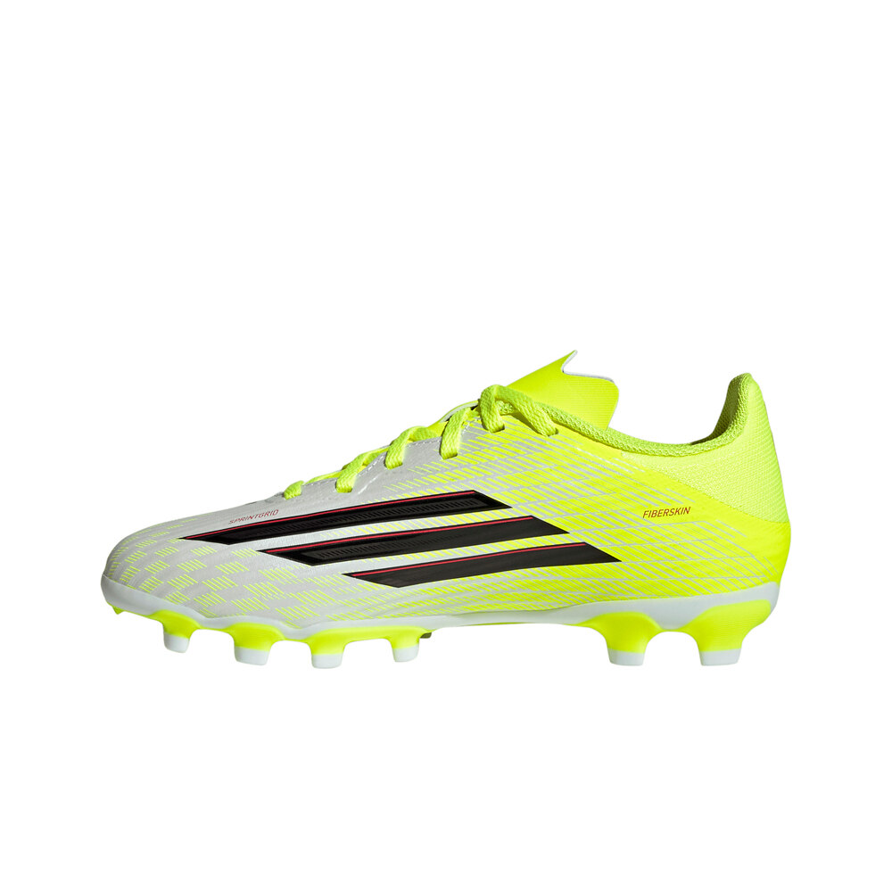 adidas botas de futbol niño cesped artificial F50 LEAGUE MG AMARILLO puntera