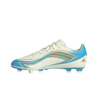 adidas botas de futbol niño cesped artificial F50 MESSI CLUB FG PLATA puntera