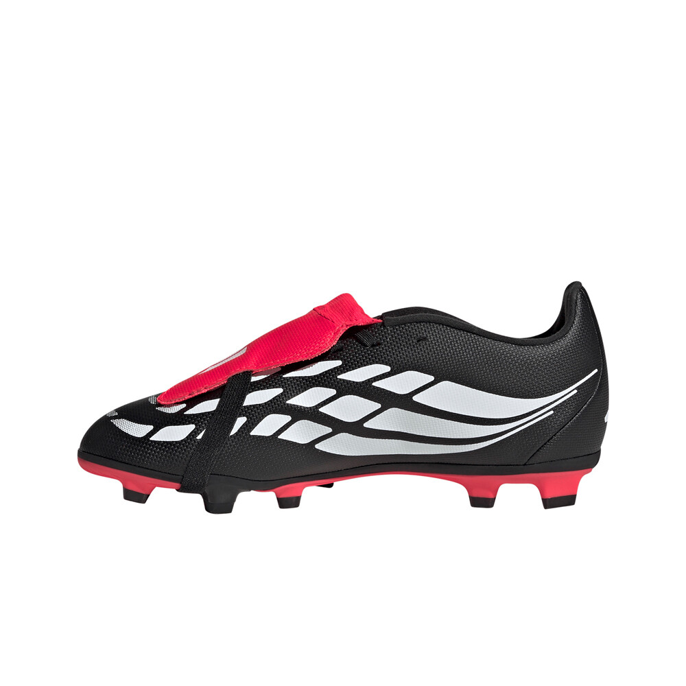 adidas botas de futbol niño cesped artificial PREDATOR CLUB FT FG NEGRO puntera