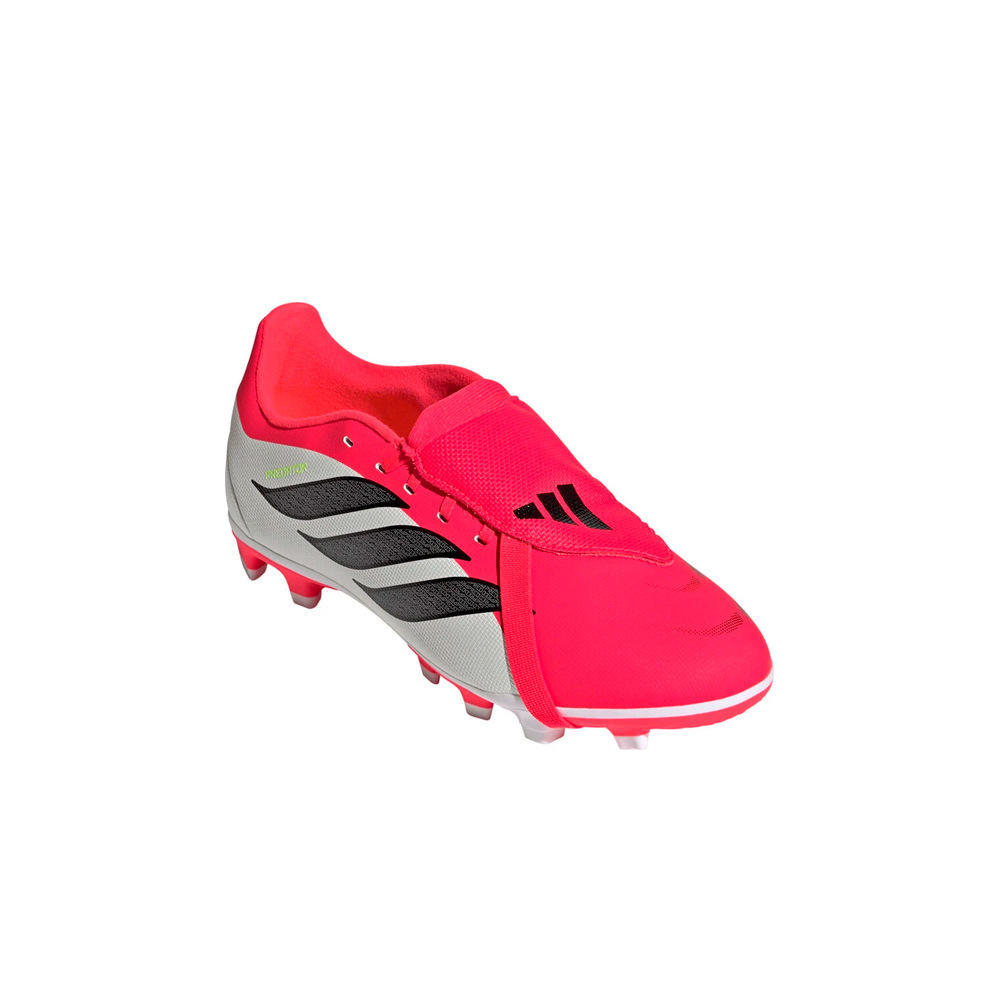 adidas botas de futbol niño cesped artificial PREDATOR CLUB FT FG ROJO lateral interior