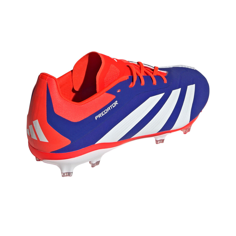 adidas botas de futbol niño cesped artificial PREDATOR ELITE FG AZUL vista trasera