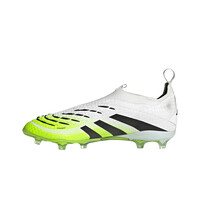 adidas botas de futbol niño cesped artificial PREDATOR ELITE LACELESS FIRM GROUND BLANCO puntera