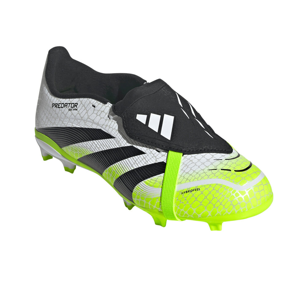 adidas botas de futbol niño cesped artificial PREDATOR LEAGUE FOLD-OVER TONGUE FIRM GROUND/MULTI GROUND BLANCO lateral interior