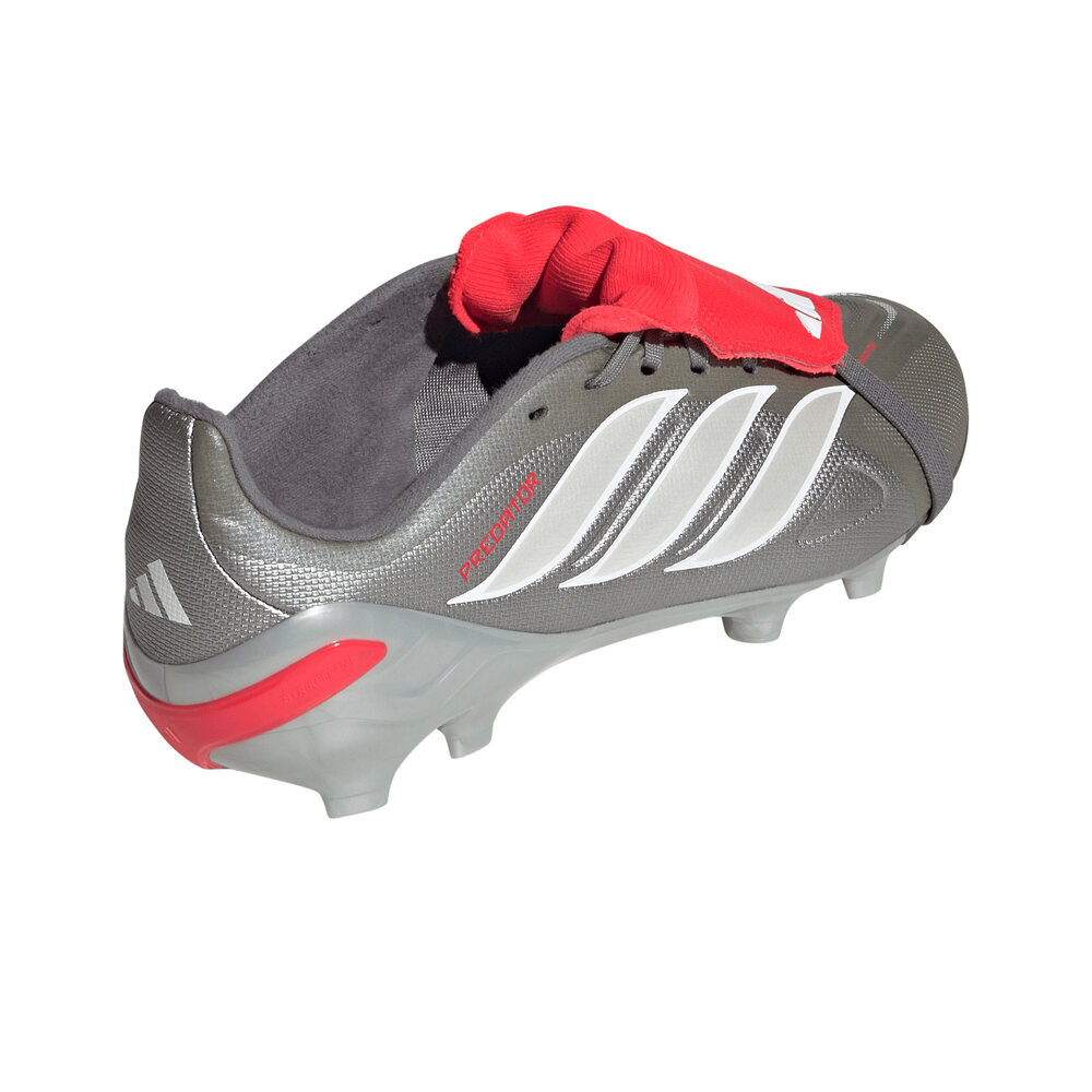 adidas botas de futbol niño cesped artificial PREDATOR LEAGUE FT FG GRIS vista trasera