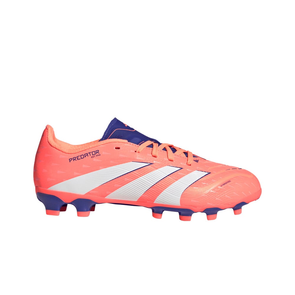 adidas botas de futbol niño cesped artificial PREDATOR LEAGUE MG NARANJA lateral exterior