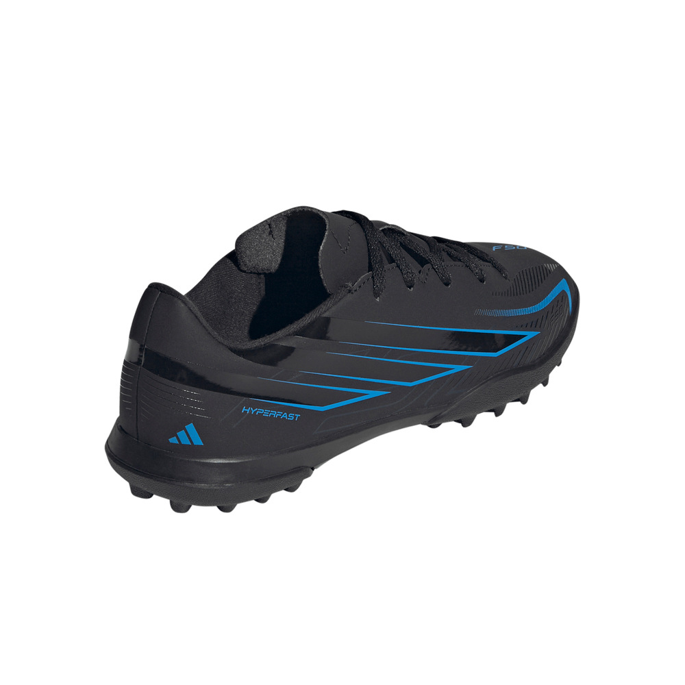 adidas botas de futbol niño multitaco y terreno duro F50 CLUB TF INFANTIL NEGRO vista trasera