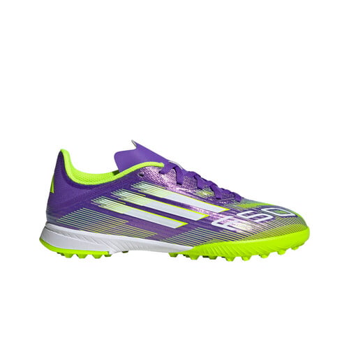 adidas botas de futbol niño multitaco y terreno duro F50 LEAGUE TURF MORADO