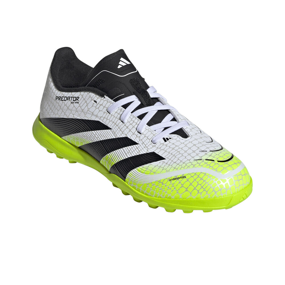 adidas botas de futbol niño multitaco y terreno duro PREDATOR LEAGUE TF INFANTIL BLANCO lateral interior
