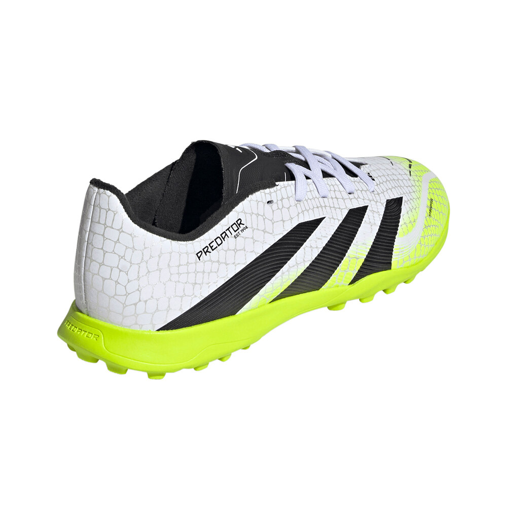 adidas botas de futbol niño multitaco y terreno duro PREDATOR LEAGUE TF INFANTIL BLANCO vista trasera