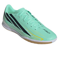 adidas botas fútbol sala F50 CLUB IN VERDE lateral interior